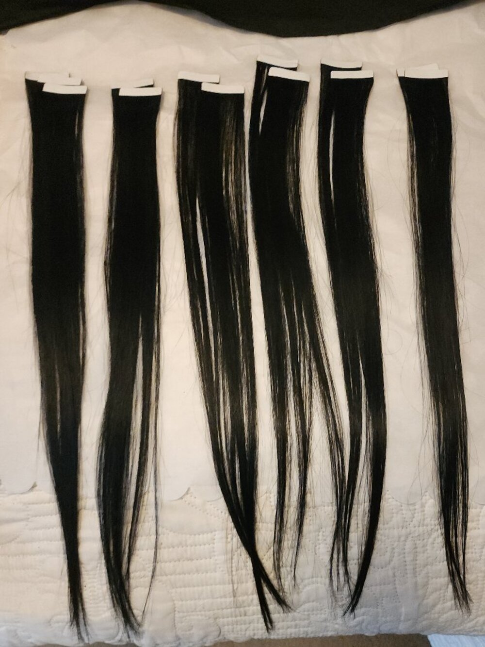13 Tape in 100% REMY HAIR extensions 19 inches long
